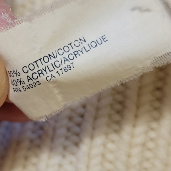 GAP open chunky knit short sleeve cardigan with waterfall front and pleated back - Picture 4 of 8